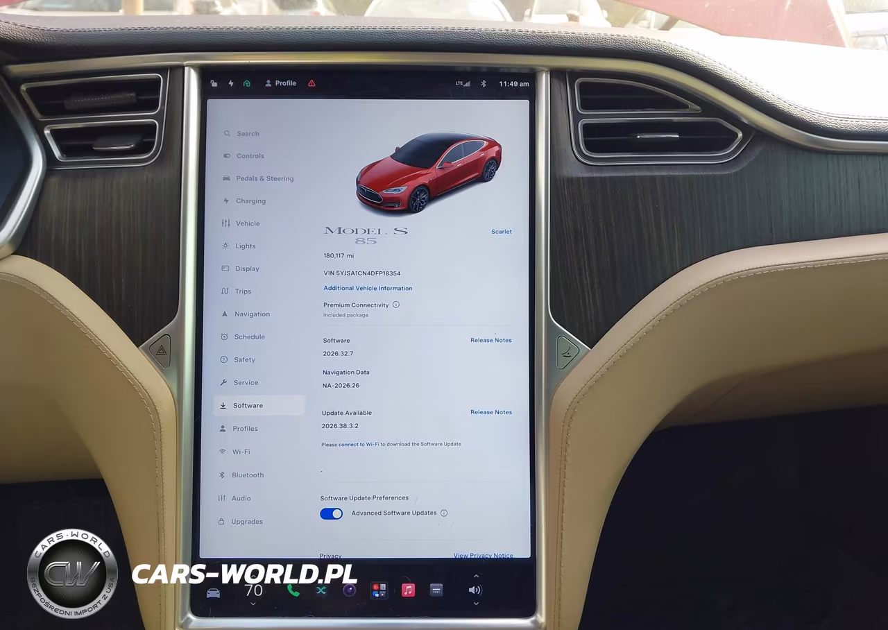 2013 Tesla Model S VIN:5YJSA1CN4DFP18354 - 18