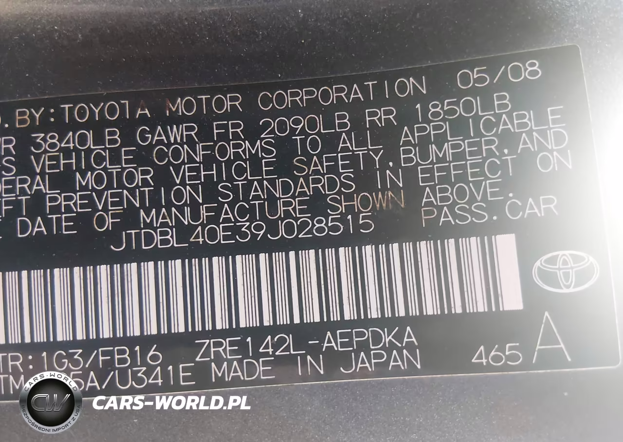 2009 Toyota Corolla Le VIN:JTDBL40E39J028515 - 9