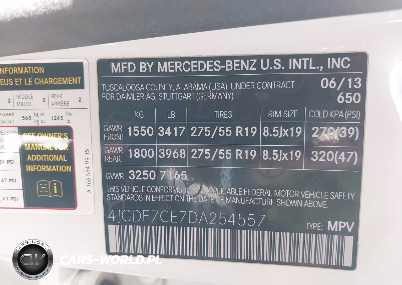 2013 Mercedes-Benz Gl 450 4Matic VIN:4JGDF7CE7DA254557 - 9