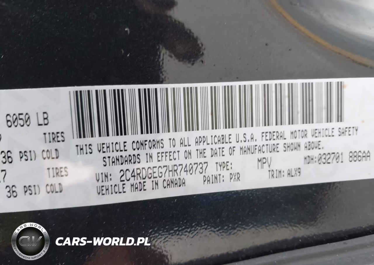2017 Dodge Grand Caravan Gt VIN:2C4RDGEG7HR740737 - 9