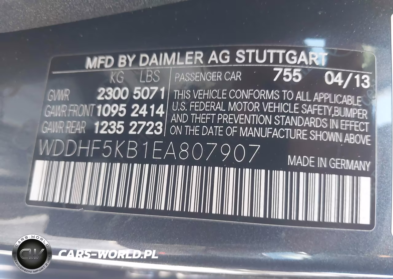 2014 Mercedes-Benz E 350 VIN:WDDHF5KB1EA807907 - 9