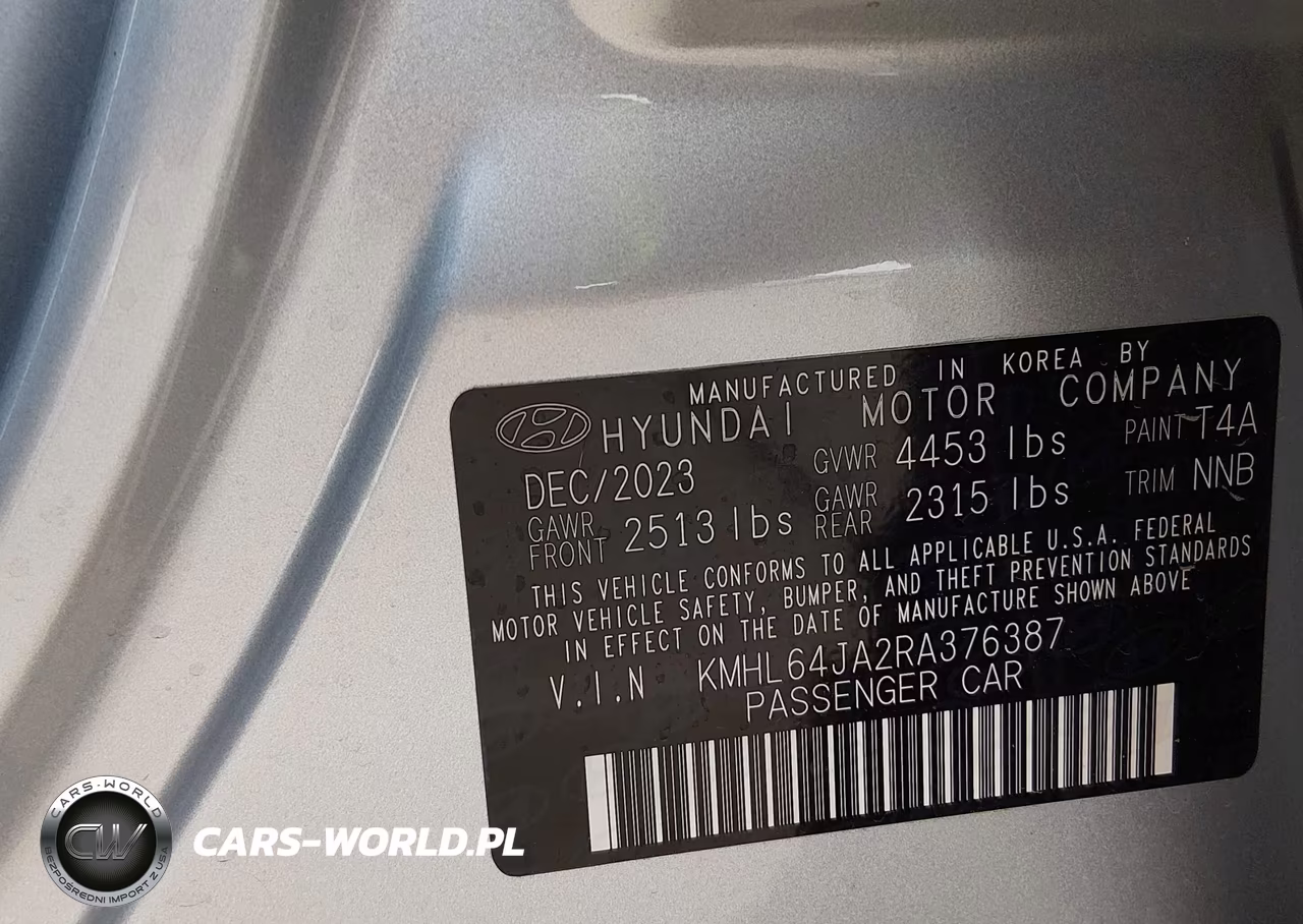 2024 Hyundai Sonata Sel VIN:KMHL64JA2RA376387 - 9