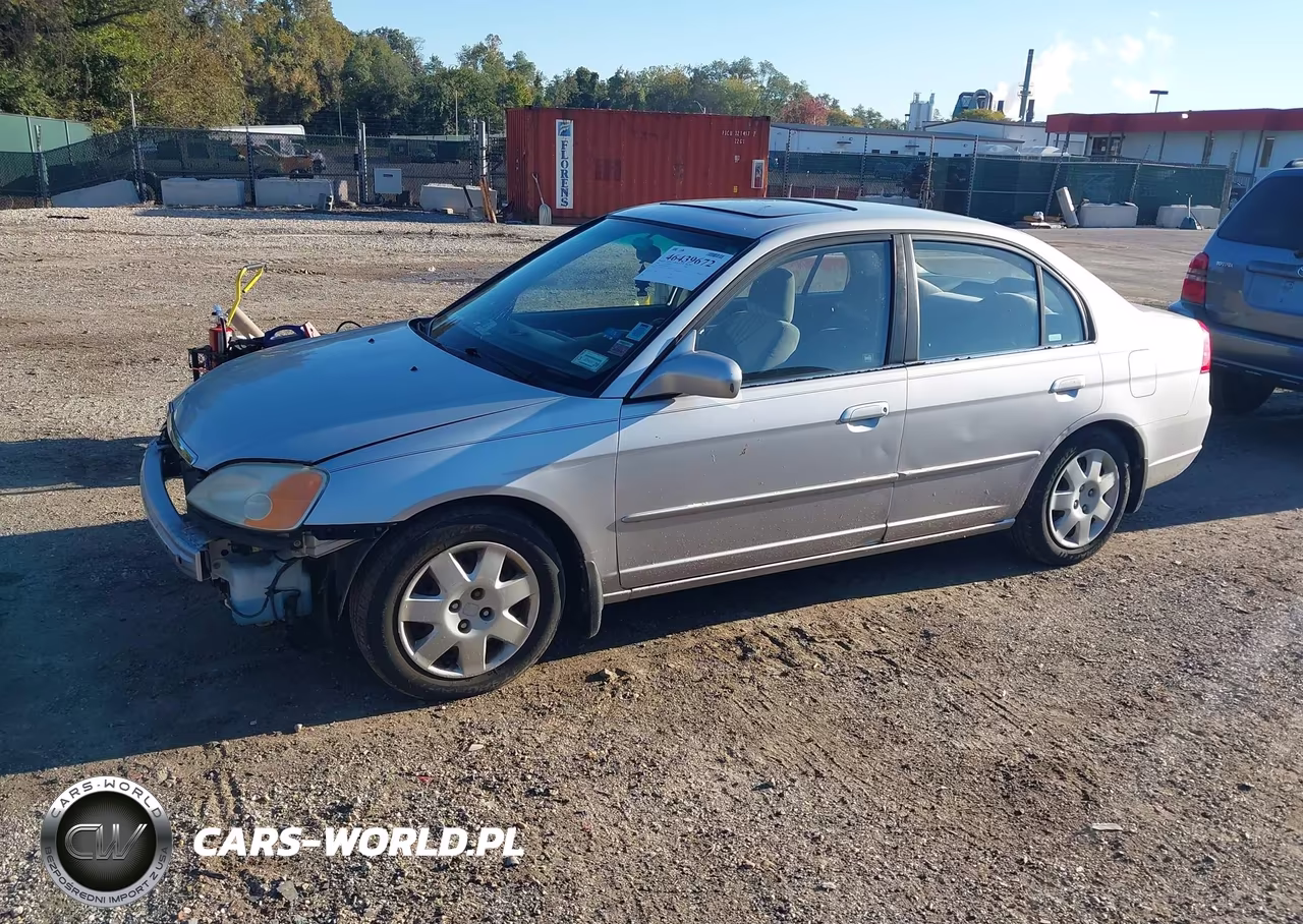 2001 Honda Civic Ex VIN:1HGES26741L037294 - 2