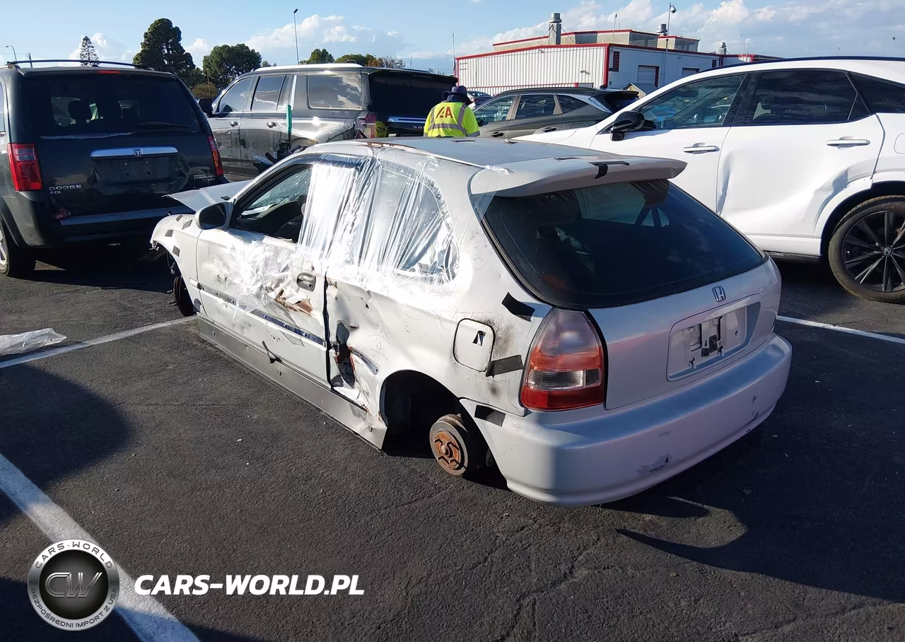 1998 Honda Civic Cx VIN:2HGEJ6323WH101915 - 3