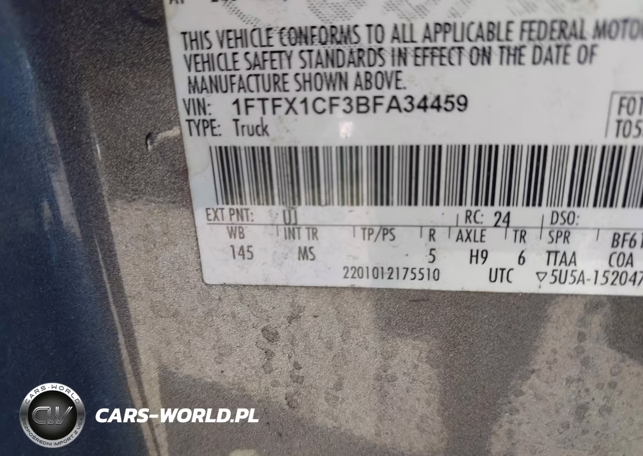 2011 Ford F-150 Xlt VIN:1FTFX1CF3BFA34459 - 9