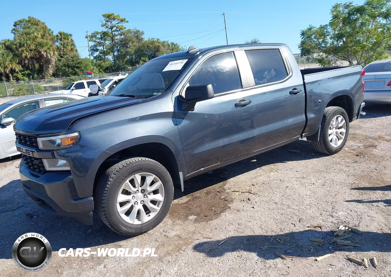 2021 Chevrolet Silverado 1500 2Wd Short Bed Custom VIN:1GCPWBEK3MZ178246 - 2