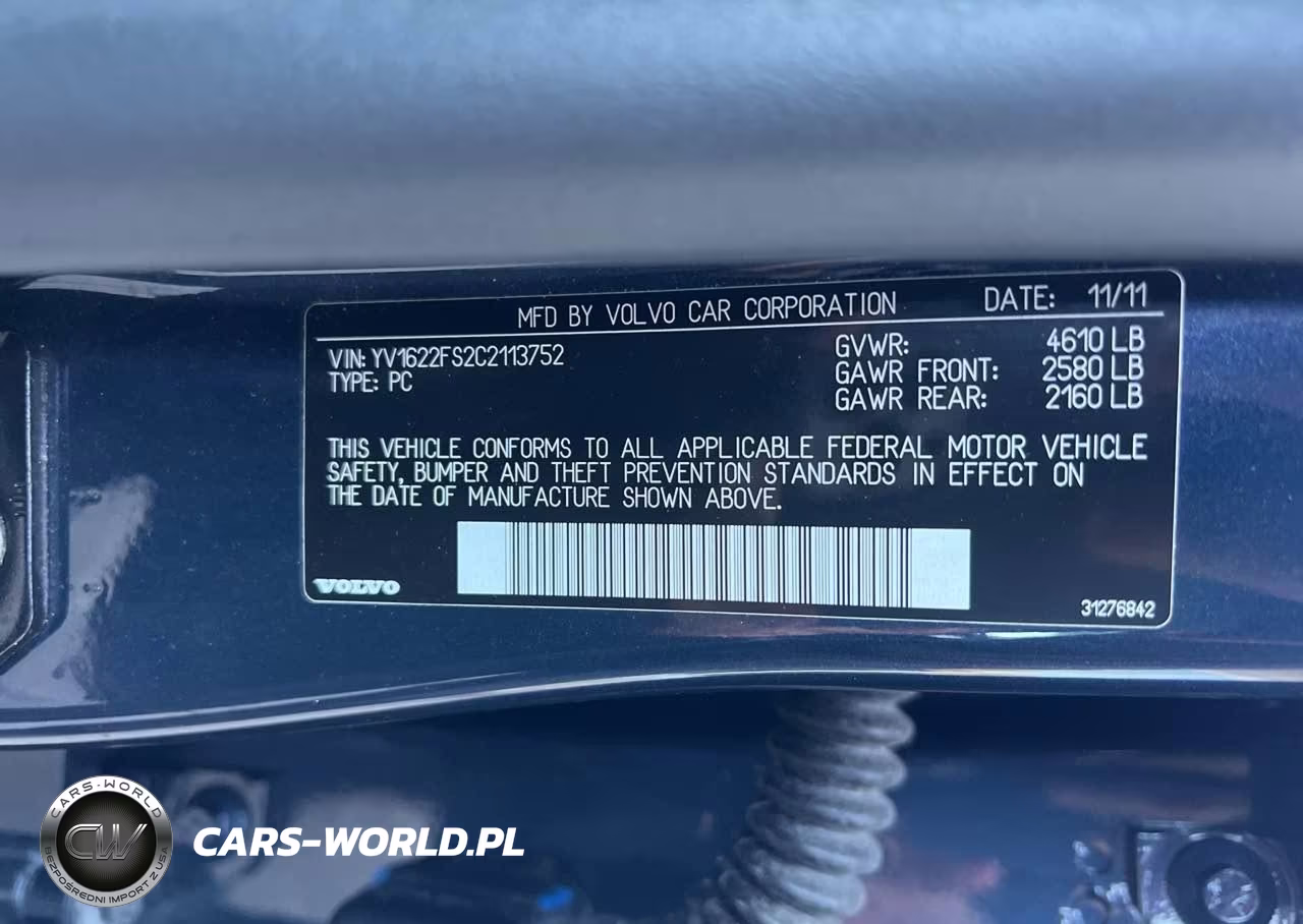 2012 Volvo S60 T5 VIN:YV1622FS2C2113752 - 9