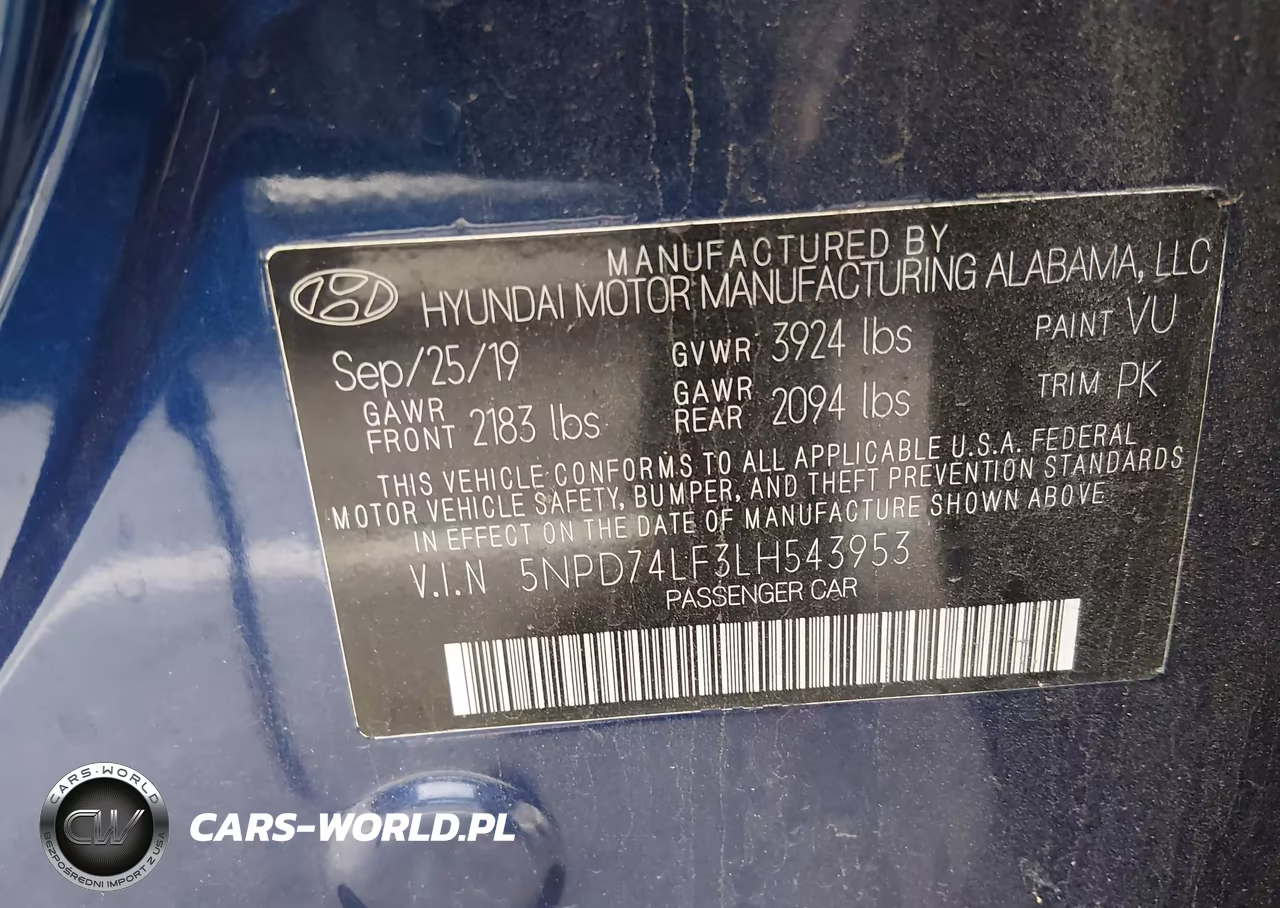 2020 Hyundai Elantra Se VIN:5NPD74LF3LH543953 - 17