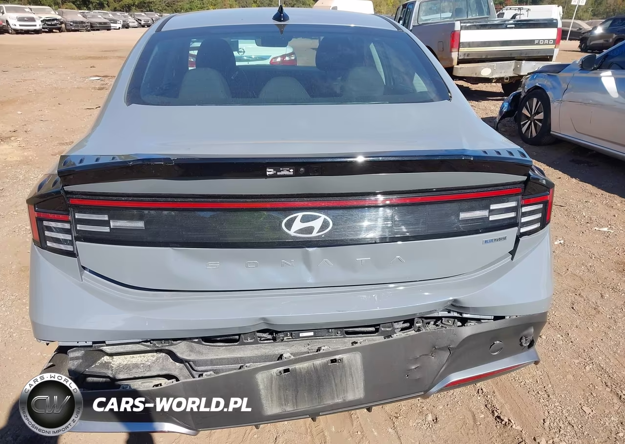2026 Hyundai Sonata Hybrid Blue VIN:KMHL24JJXTA148690 - 6