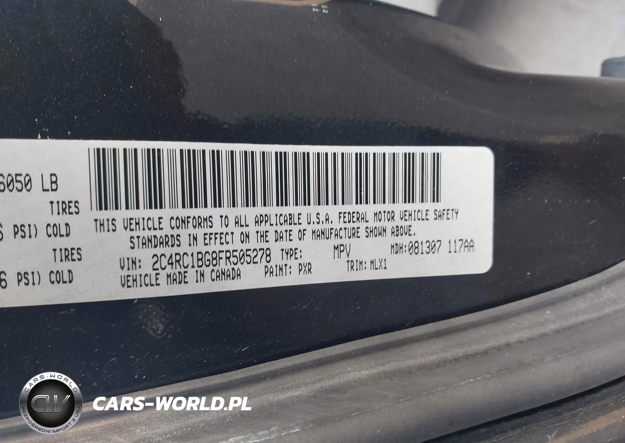 2015 Chrysler Town & Country Touring VIN:2C4RC1BG8FR505278 - 9