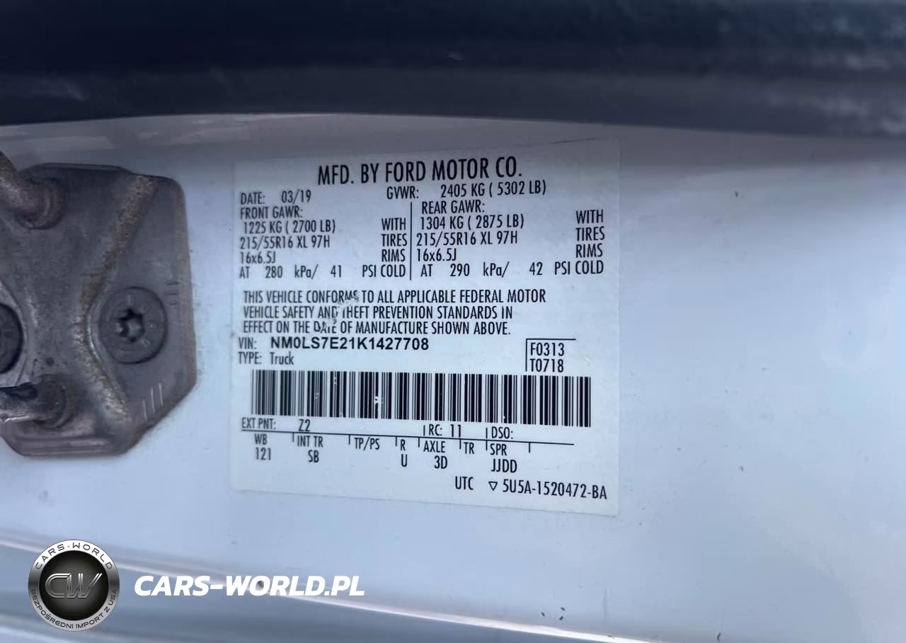 2019 Ford Transit Connect Xl VIN:NM0LS7E21K1427708 - 9
