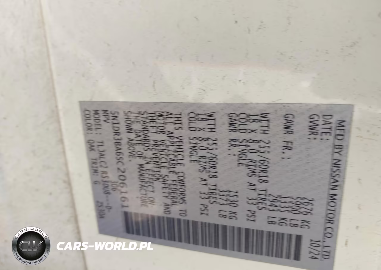 2025 Nissan Pathfinder Sv Fwd VIN:5N1DR3BA6SC206161 - 9