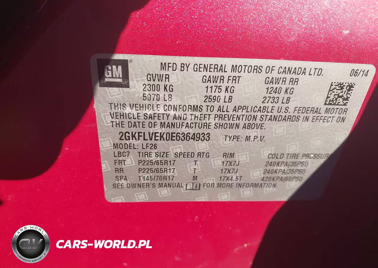 2014 GMC Terrain Sle-1 VIN:2GKFLVEK0E6364933 - 9