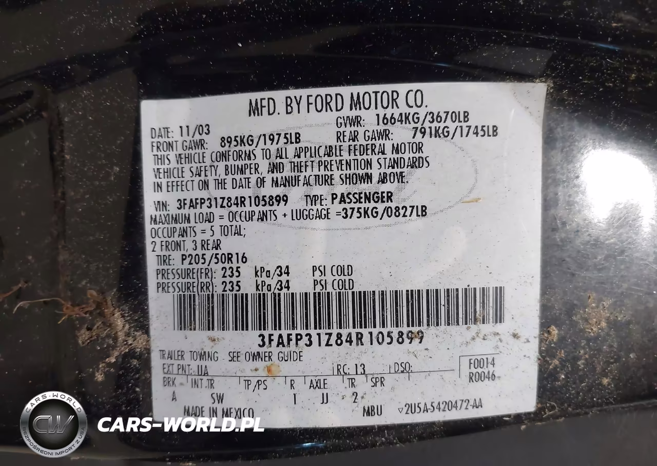 2004 Ford Focus Zx3 VIN:3FAFP31Z84R105899 - 9