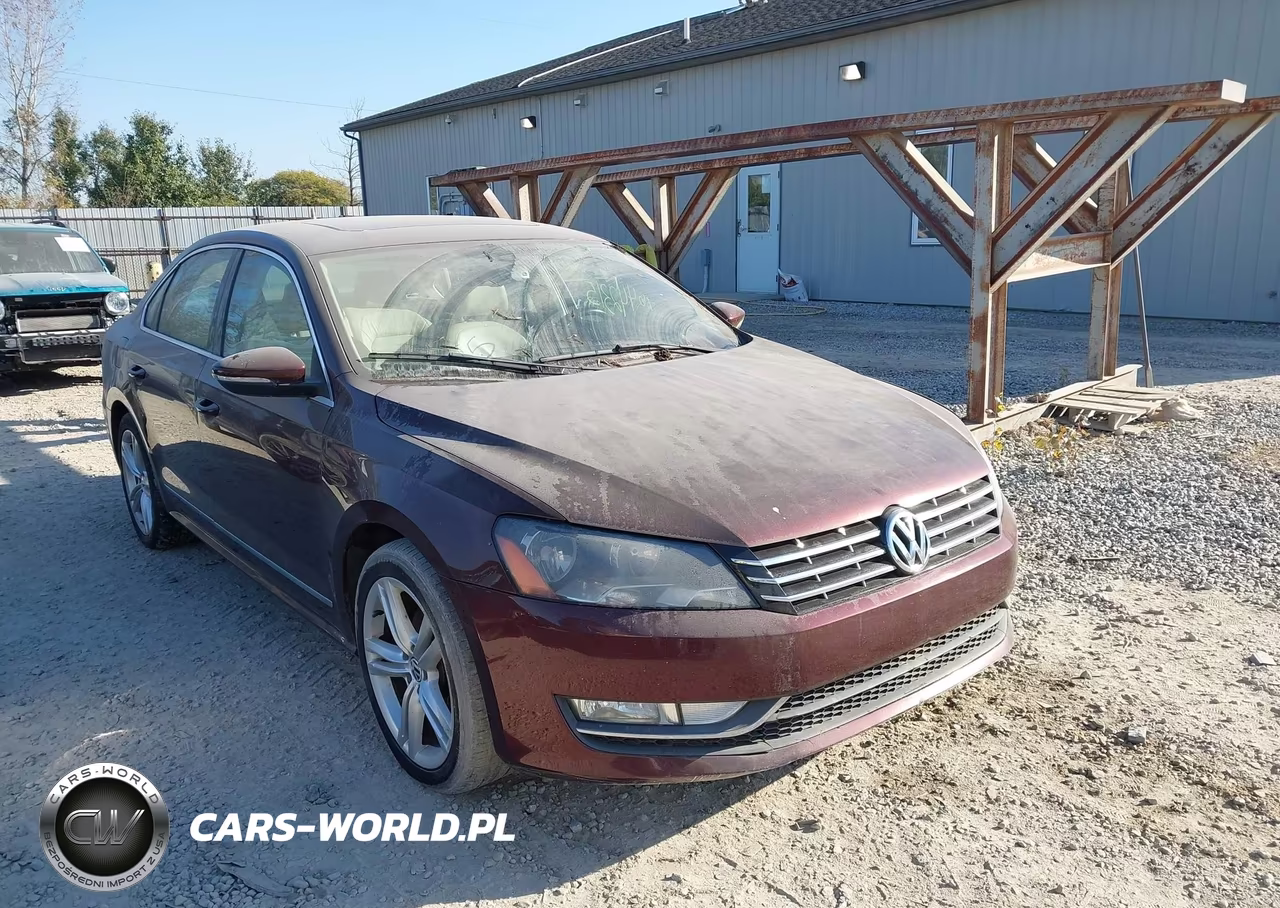 2012 Volkswagen Passat 2.0L Tdi Sel Premium VIN:1VWCN7A36CC066018 - 1