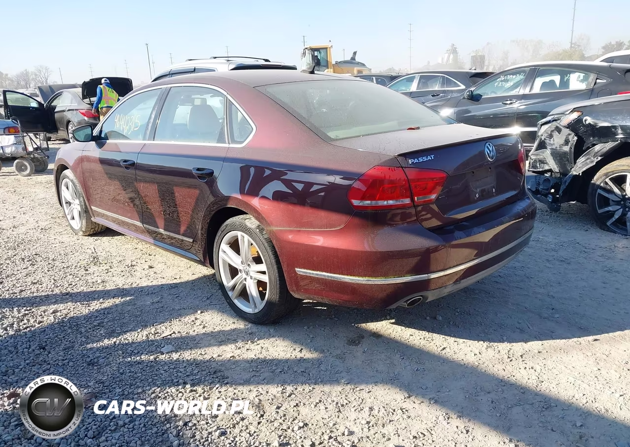 2012 Volkswagen Passat 2.0L Tdi Sel Premium VIN:1VWCN7A36CC066018 - 3
