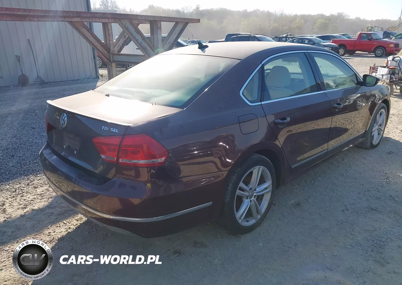2012 Volkswagen Passat 2.0L Tdi Sel Premium VIN:1VWCN7A36CC066018 - 4