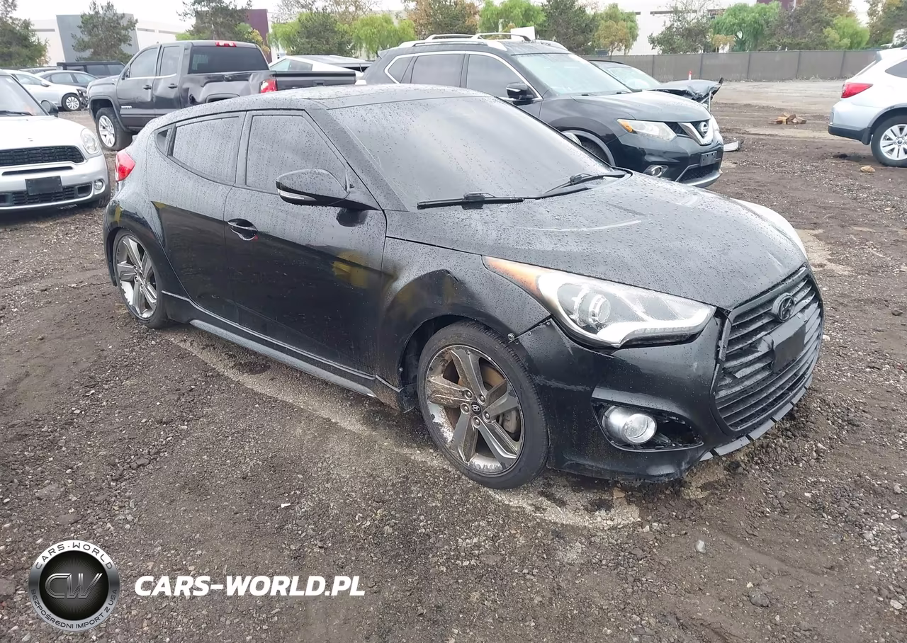 2015 Hyundai Veloster Turbo VIN:KMHTC6AE9FU240825 - 1