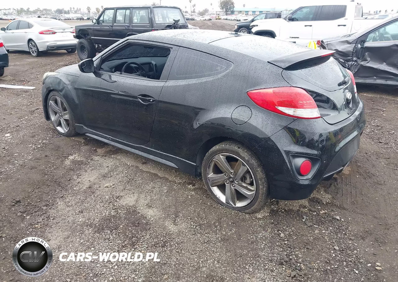 2015 Hyundai Veloster Turbo VIN:KMHTC6AE9FU240825 - 3