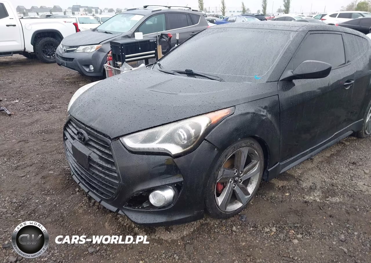 2015 Hyundai Veloster Turbo VIN:KMHTC6AE9FU240825 - 6