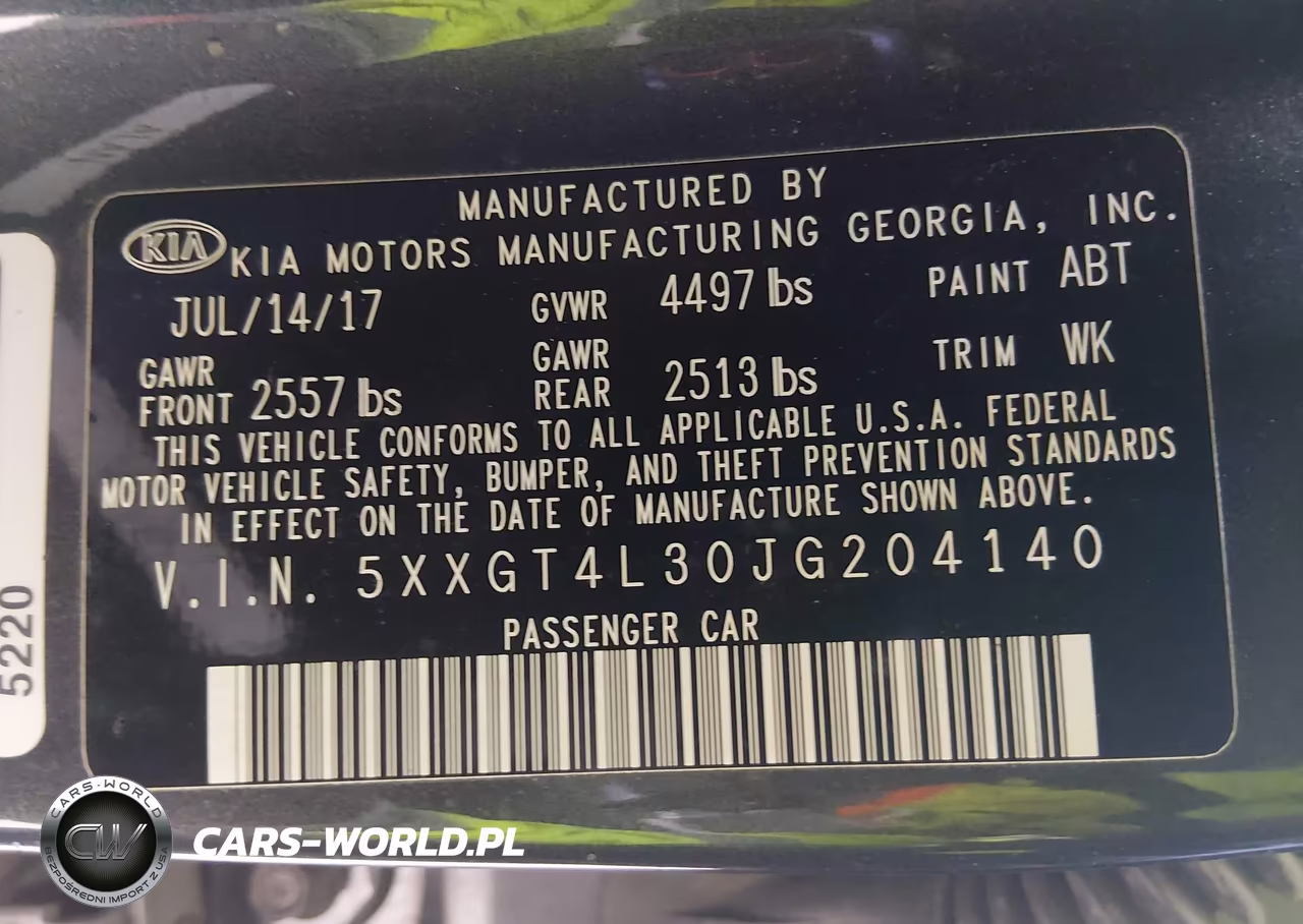2018 Kia Optima S VIN:5XXGT4L30JG204140 - 9