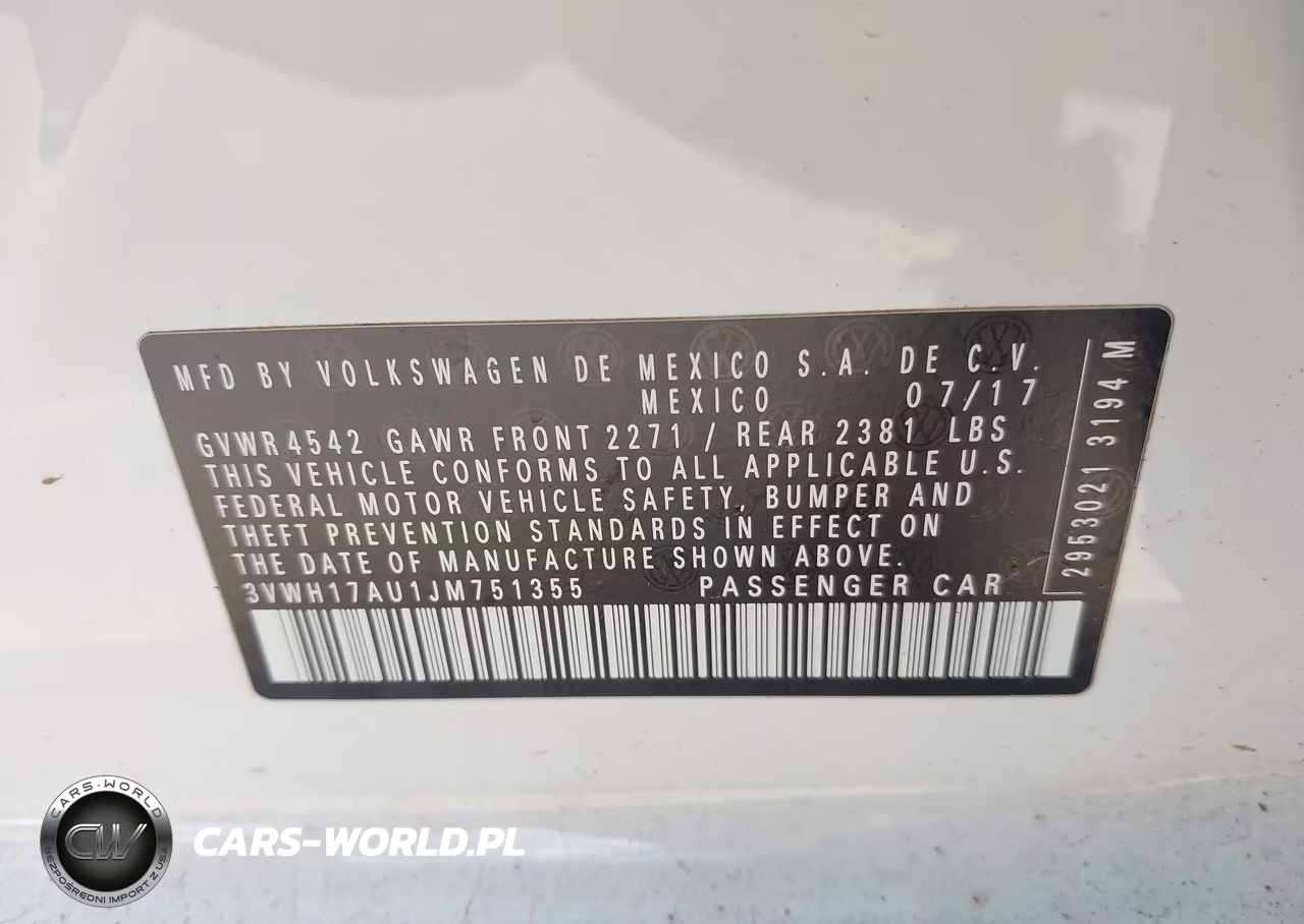2018 Volkswagen Golf Alltrack Tsi S-Tsi Se-Tsi Sel VIN:3VWH17AU1JM751355 - 9