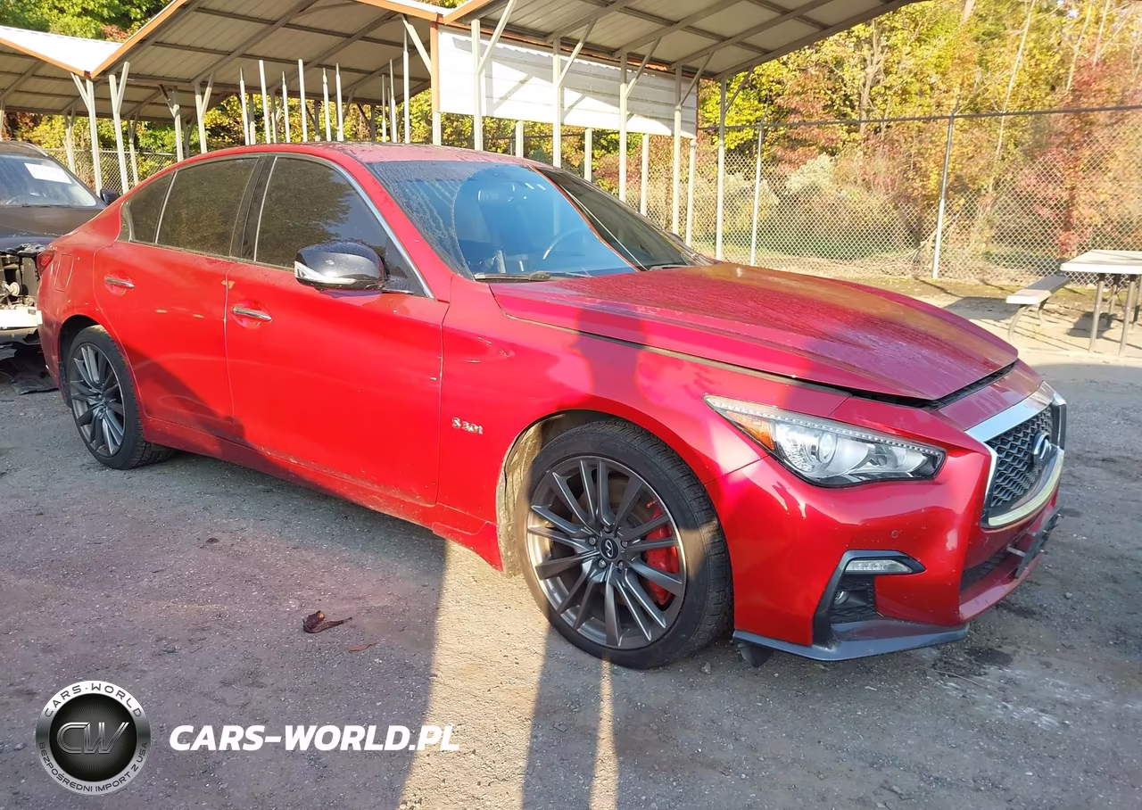 2018 Infiniti Q50 3.0T Red Sport 400 VIN:JN1FV7ARXJM481891 - 1