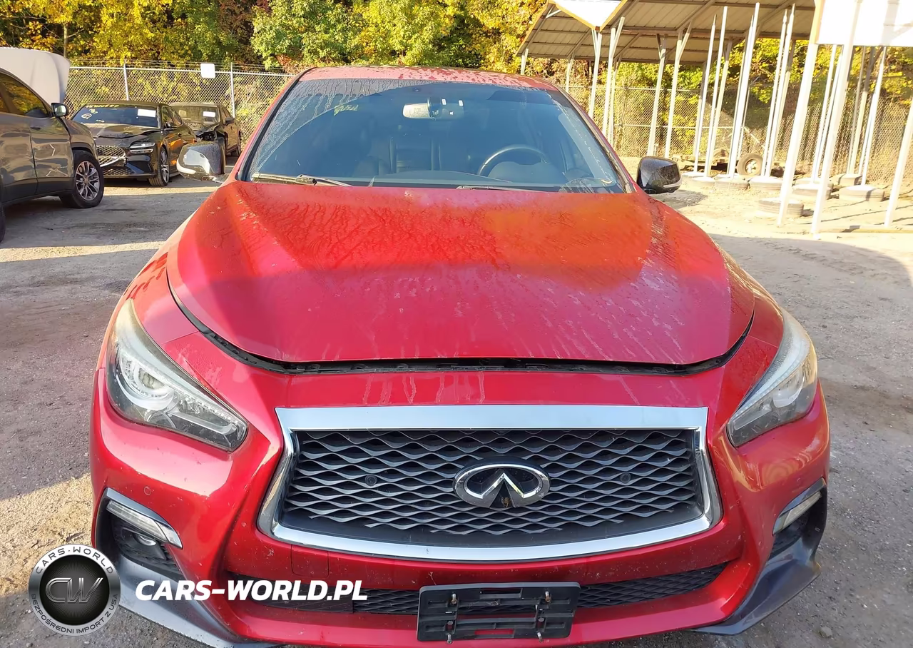 2018 Infiniti Q50 3.0T Red Sport 400 VIN:JN1FV7ARXJM481891 - 12