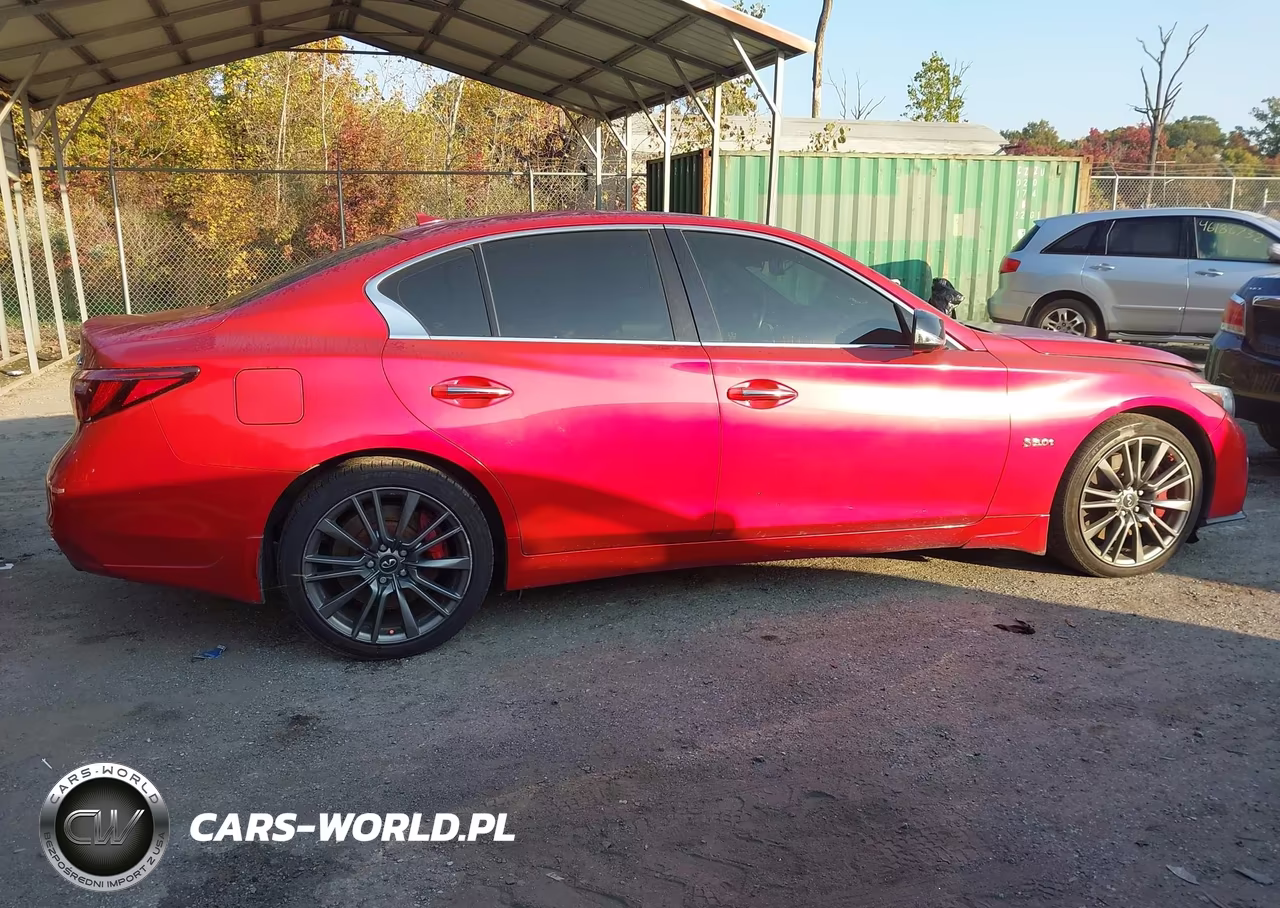 2018 Infiniti Q50 3.0T Red Sport 400 VIN:JN1FV7ARXJM481891 - 13