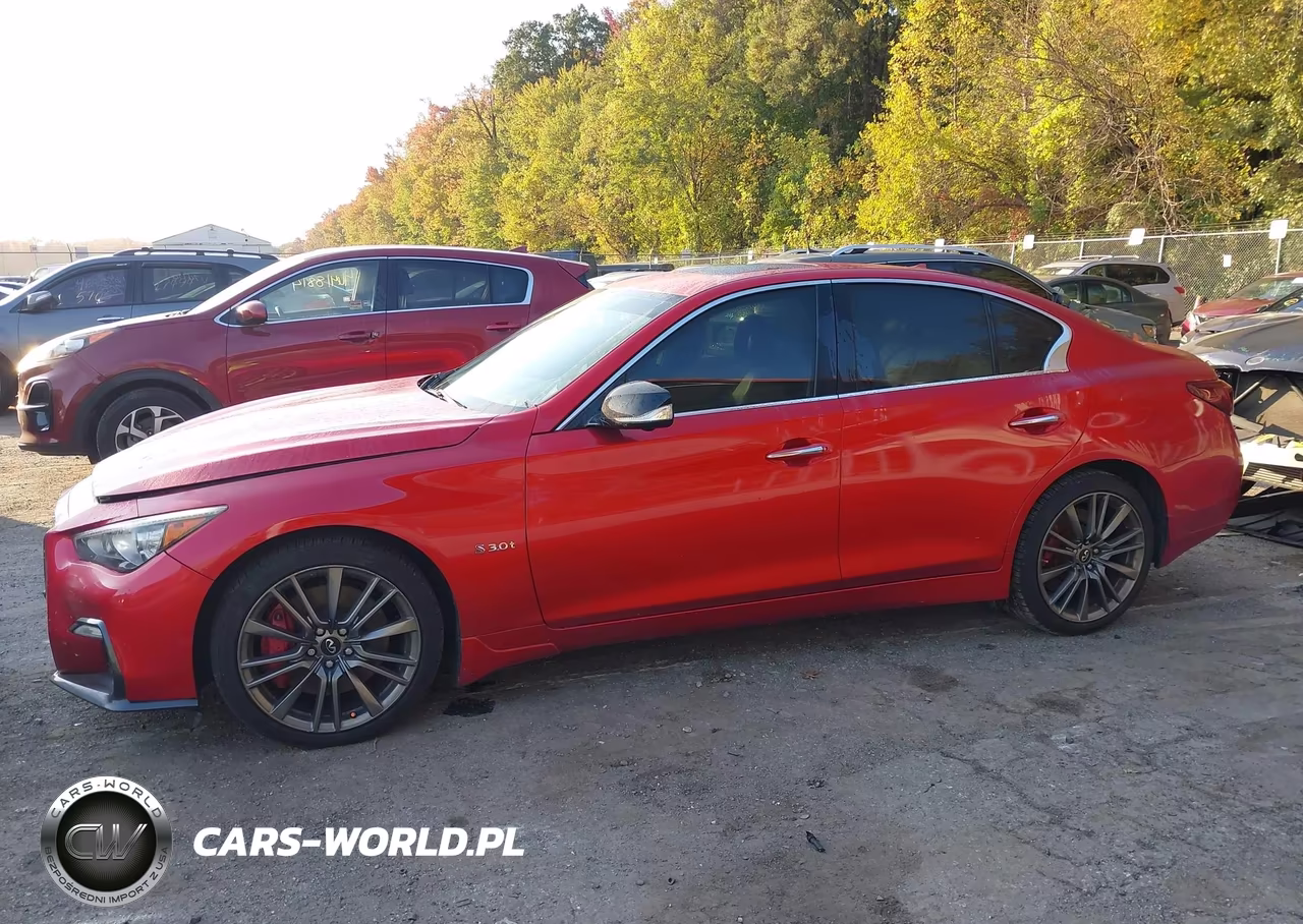 2018 Infiniti Q50 3.0T Red Sport 400 VIN:JN1FV7ARXJM481891 - 14