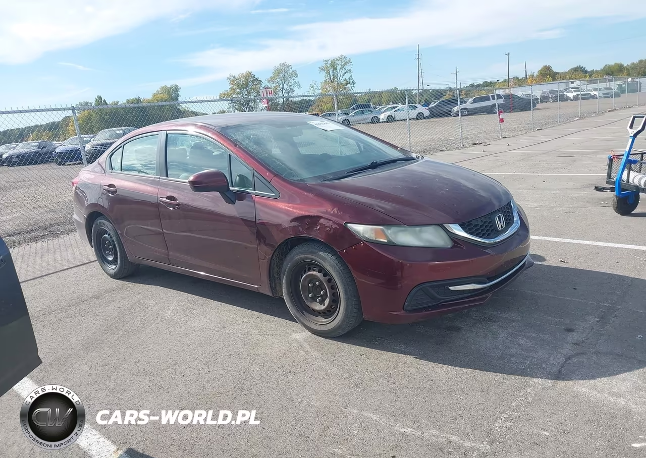 2014 Honda Civic Lx VIN:19XFB2F52EE052439 - 1