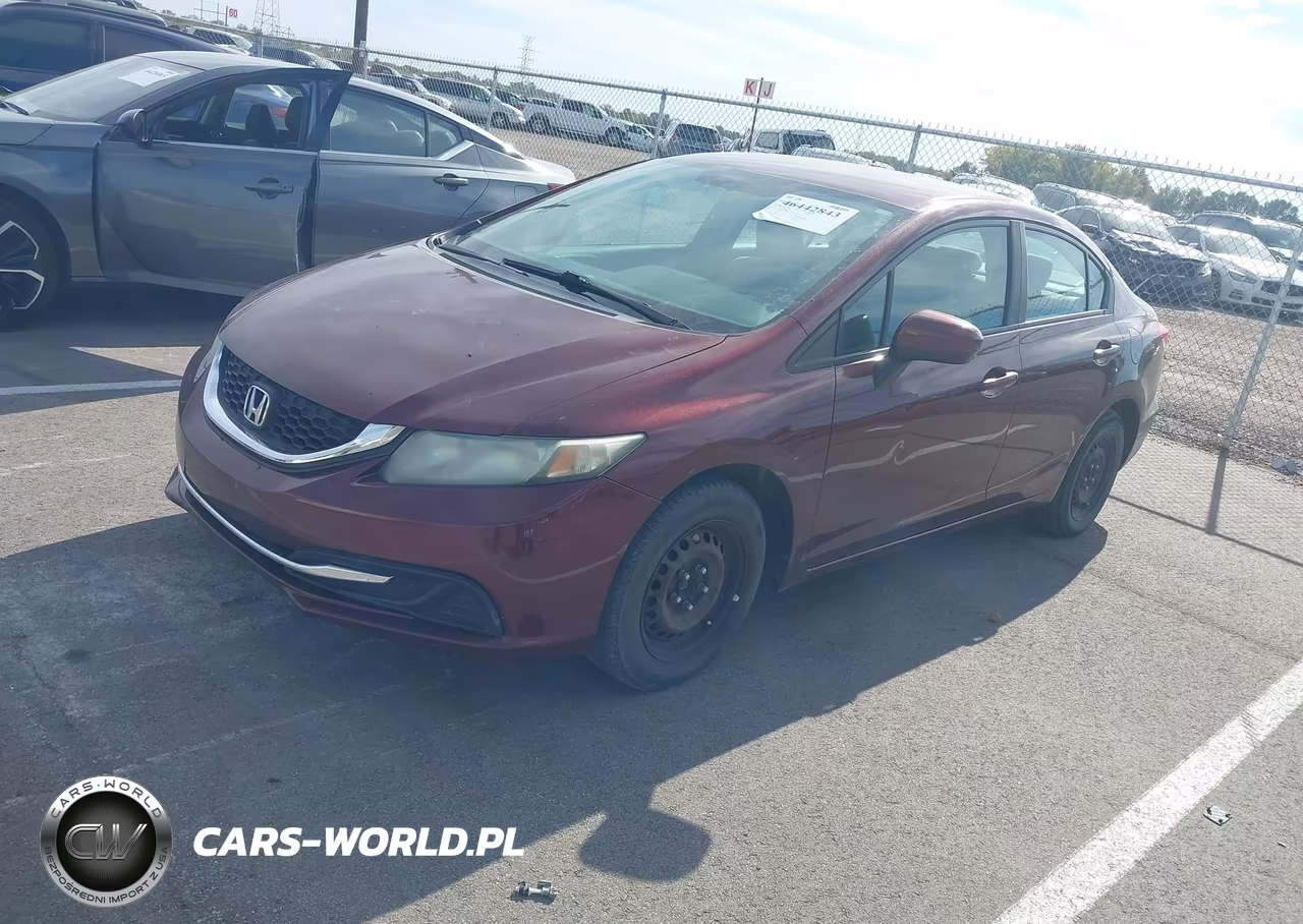 2014 Honda Civic Lx VIN:19XFB2F52EE052439 - 2