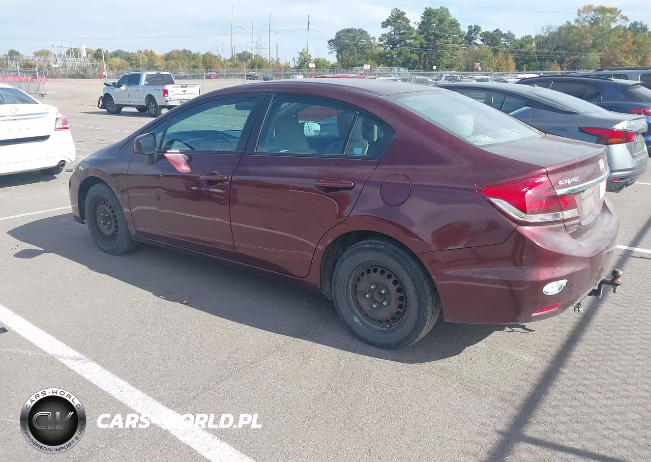 2014 Honda Civic Lx VIN:19XFB2F52EE052439 - 3