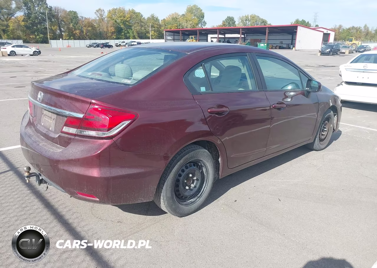 2014 Honda Civic Lx VIN:19XFB2F52EE052439 - 4