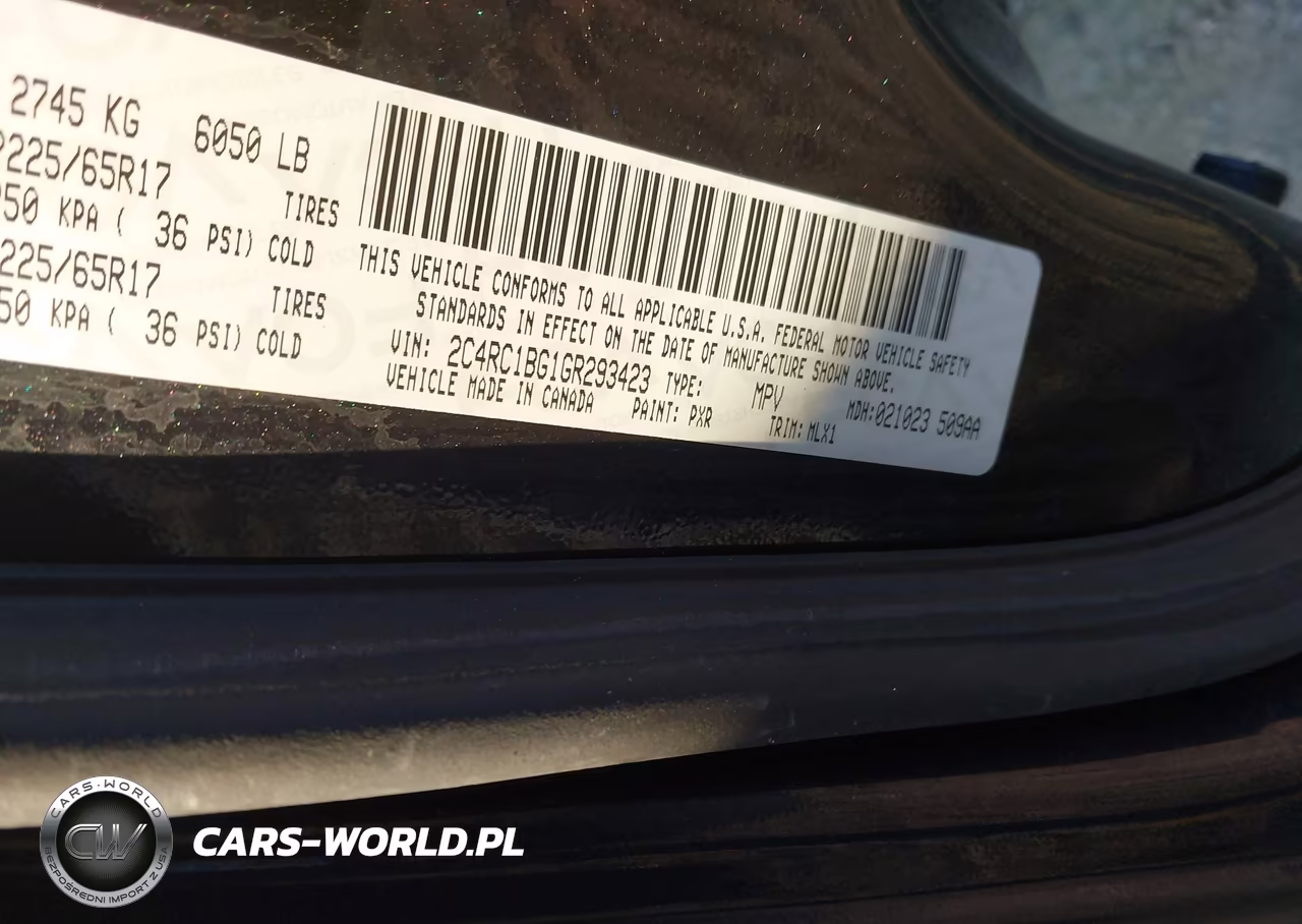 2016 Chrysler Town & Country Touring VIN:2C4RC1BG1GR293423 - 9