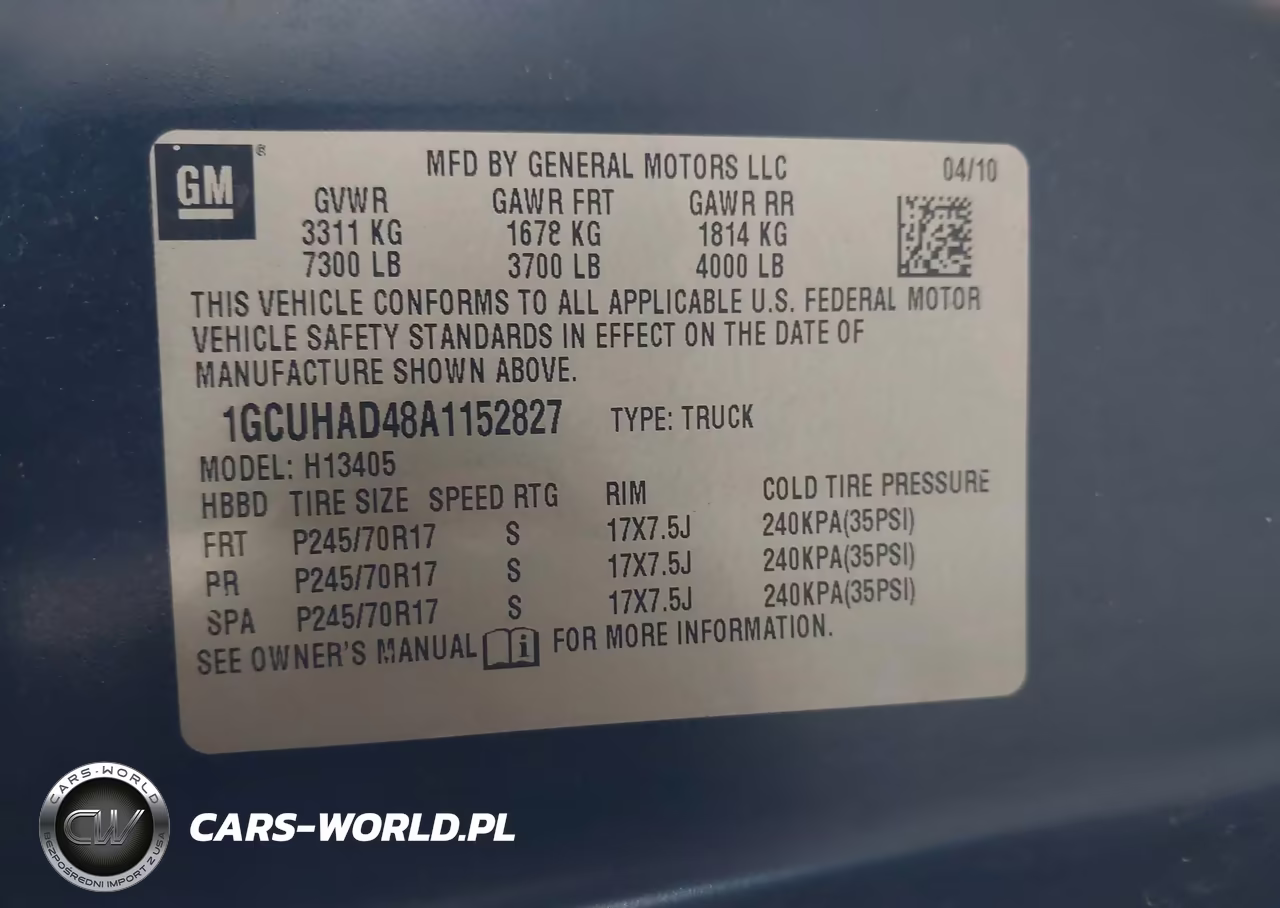 2010 Chevrolet Express 1500 Work Van VIN:1GCUHAD48A1152827 - 9