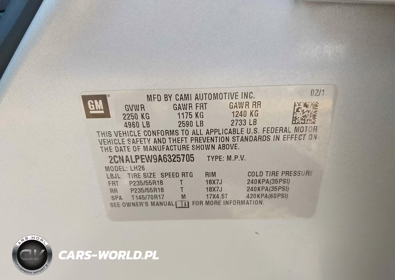 2010 Chevrolet Equinox Lt VIN:2CNALPEW9A6325705 - 9