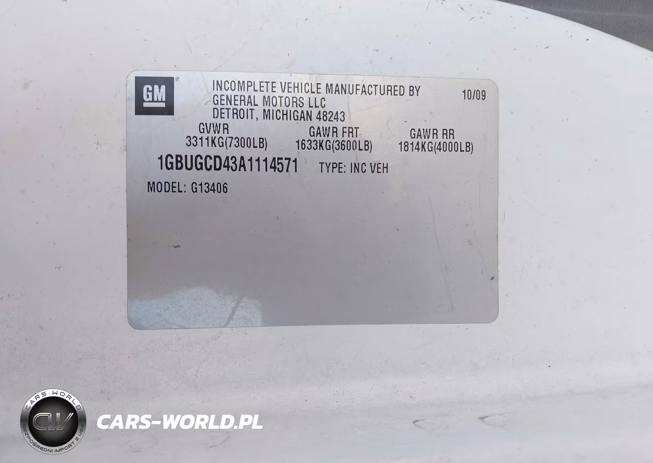 2010 Chevrolet Express 1500 Lt VIN:1GBUGCD43A1114571 - 9