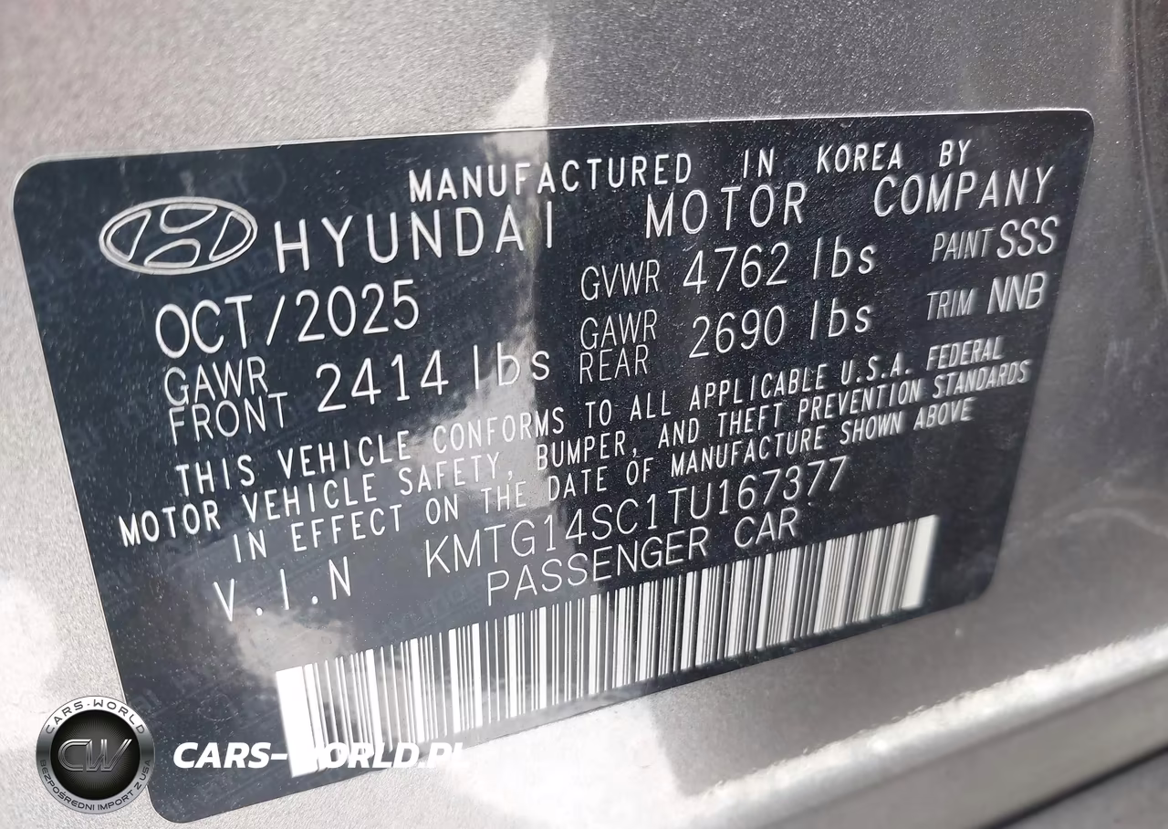 2026 Genesis G70 2.5T Rwd VIN:KMTG14SC1TU167377 - 9