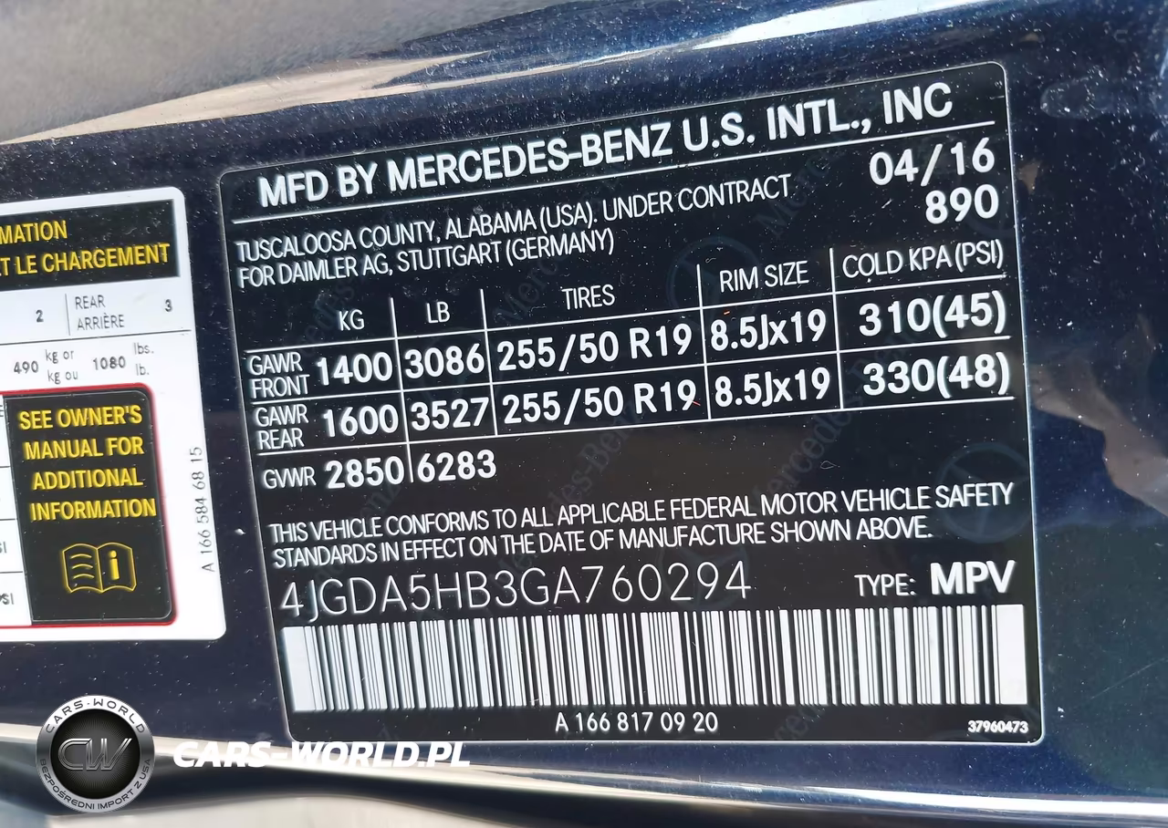 2016 Mercedes-Benz Gle 350 4Matic VIN:4JGDA5HB3GA760294 - 9
