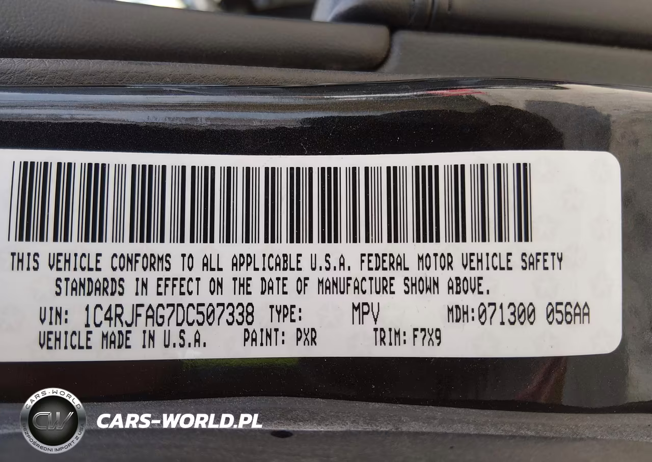2013 Jeep Grand Cherokee Laredo VIN:1C4RJFAG7DC507338 - 9