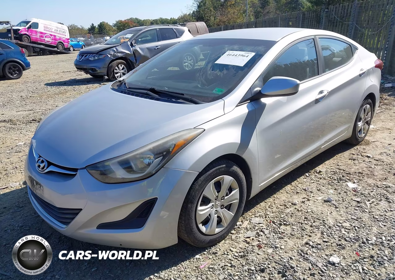 2016 Hyundai Elantra Se VIN:5NPDH4AE7GH743585 - 2