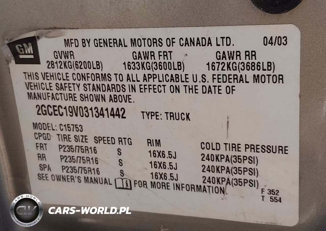 2003 Chevrolet Silverado 1500 Ls VIN:2GCEC19V031341442 - 9