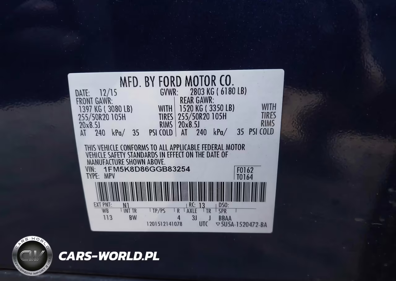 2016 Ford Explorer Xlt VIN:1FM5K8D86GGB83254 - 9