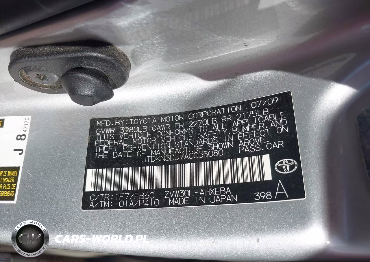 2010 Toyota Prius Iii VIN:JTDKN3DU7A0035080 - 9