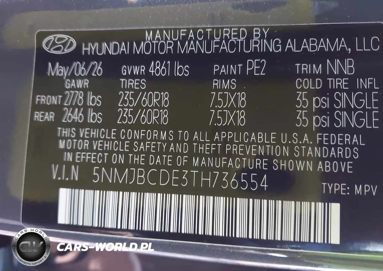 2026 Hyundai Tucson Sel VIN:5NMJBCDE3TH736554 - 9