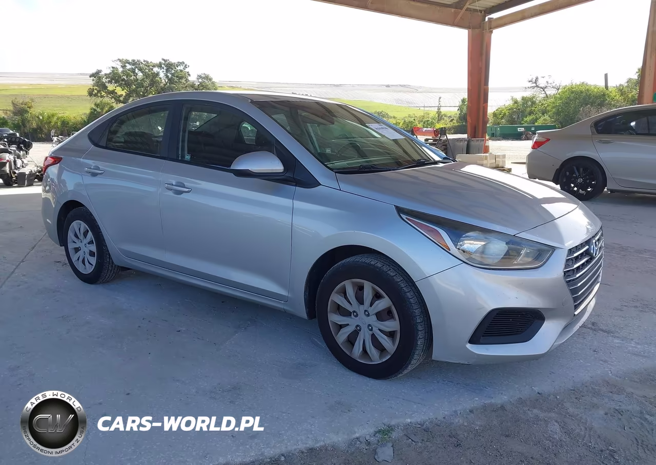 2019 Hyundai Accent Se VIN:3KPC24A33KE077575 - 1