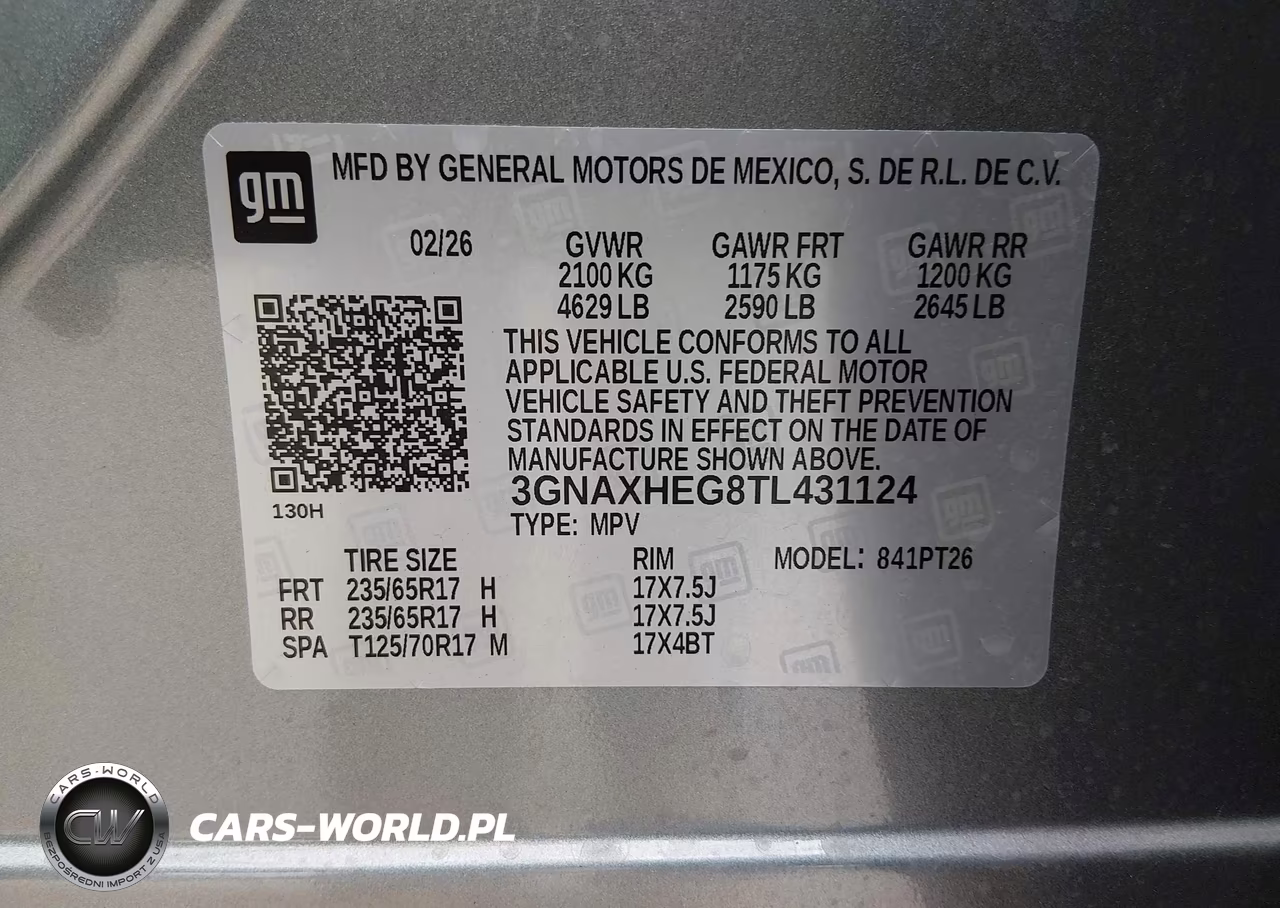 2026 Chevrolet Equinox Fwd Lt VIN:3GNAXHEG8TL431124 - 9