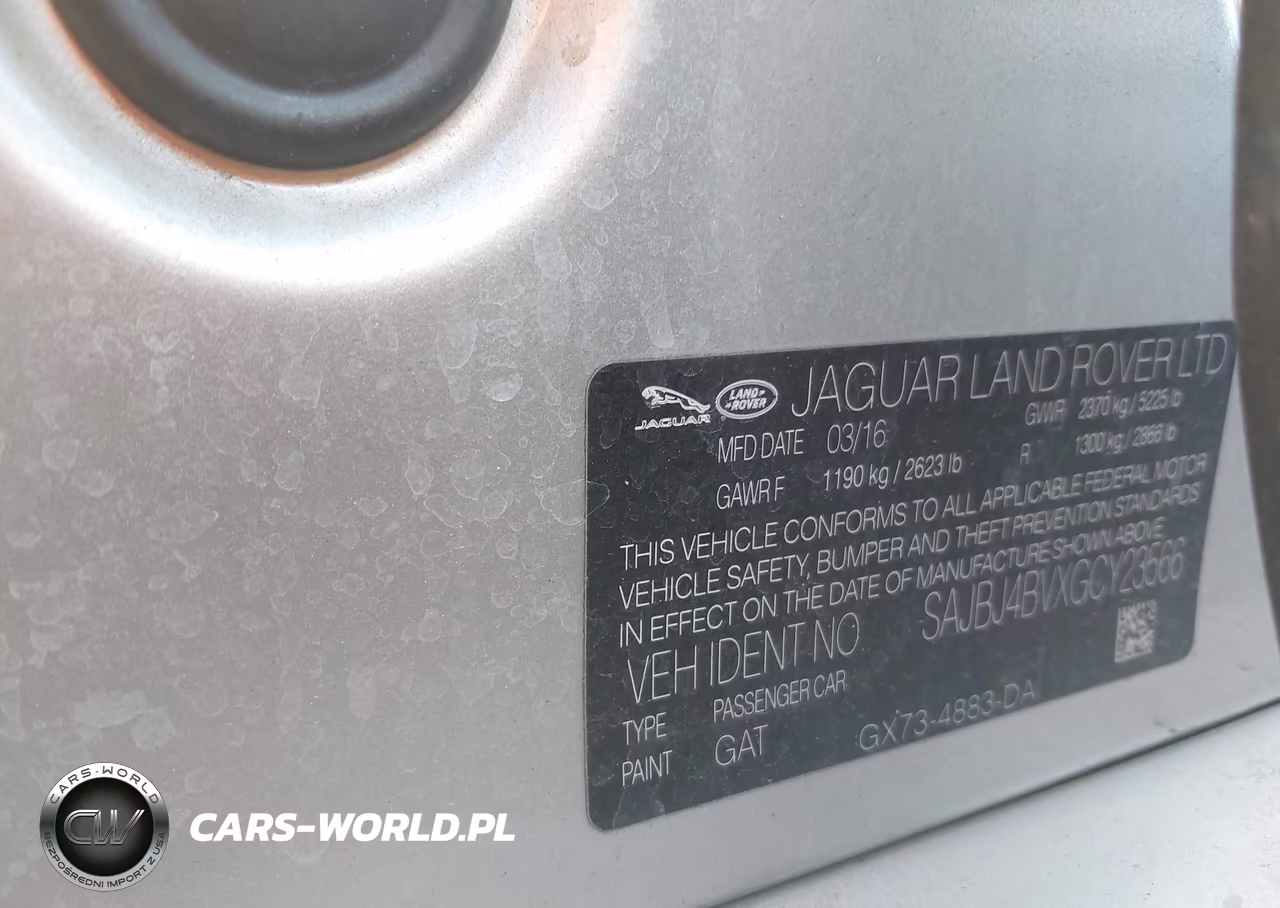 2016 Jaguar Xf 35T Premium VIN:SAJBJ4BVXGCY23566 - 9