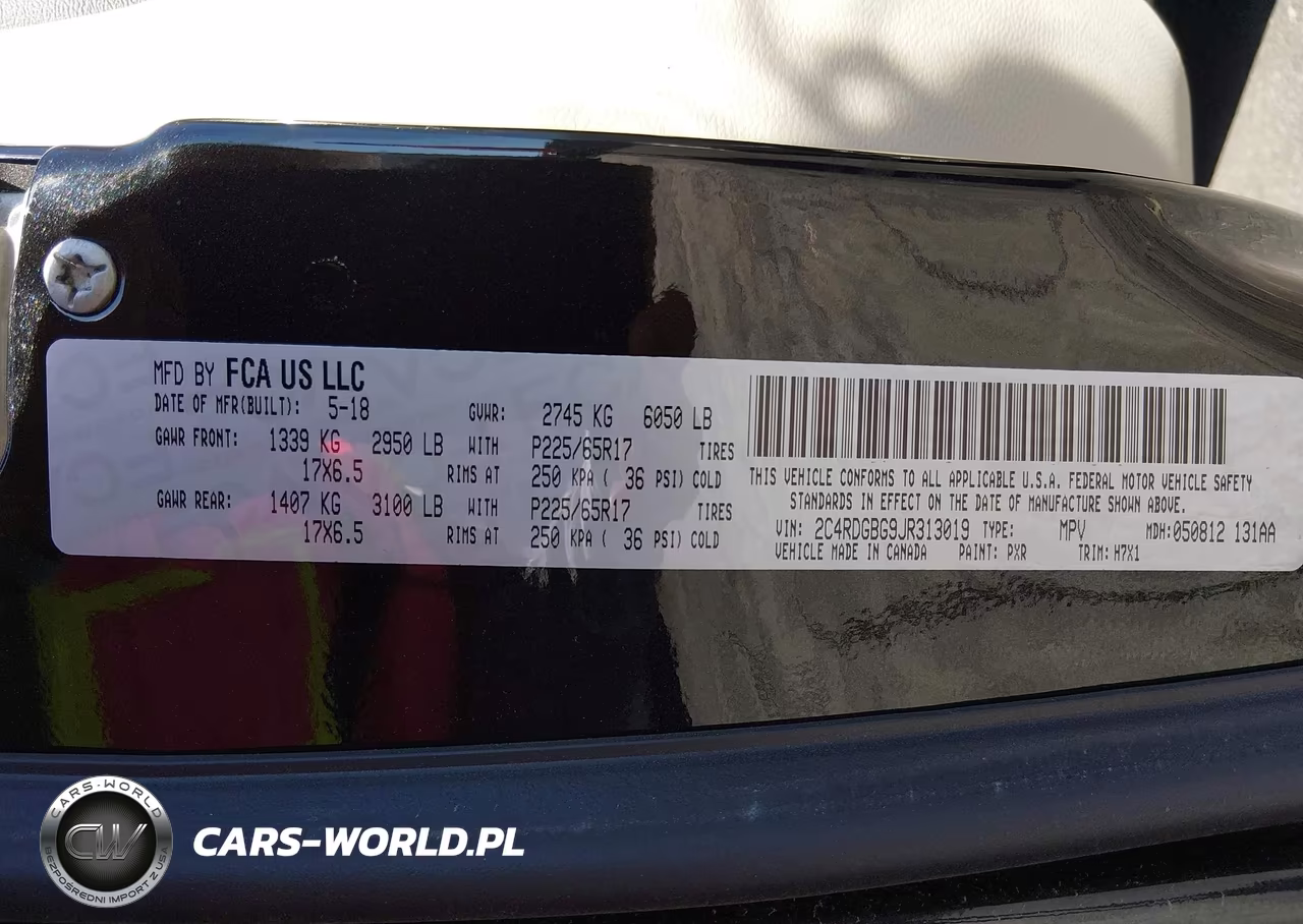 2018 Dodge Grand Caravan Se VIN:2C4RDGBG9JR313019 - 9